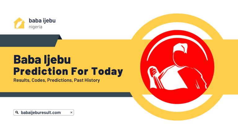 Baba Ijebu Prediction For Today